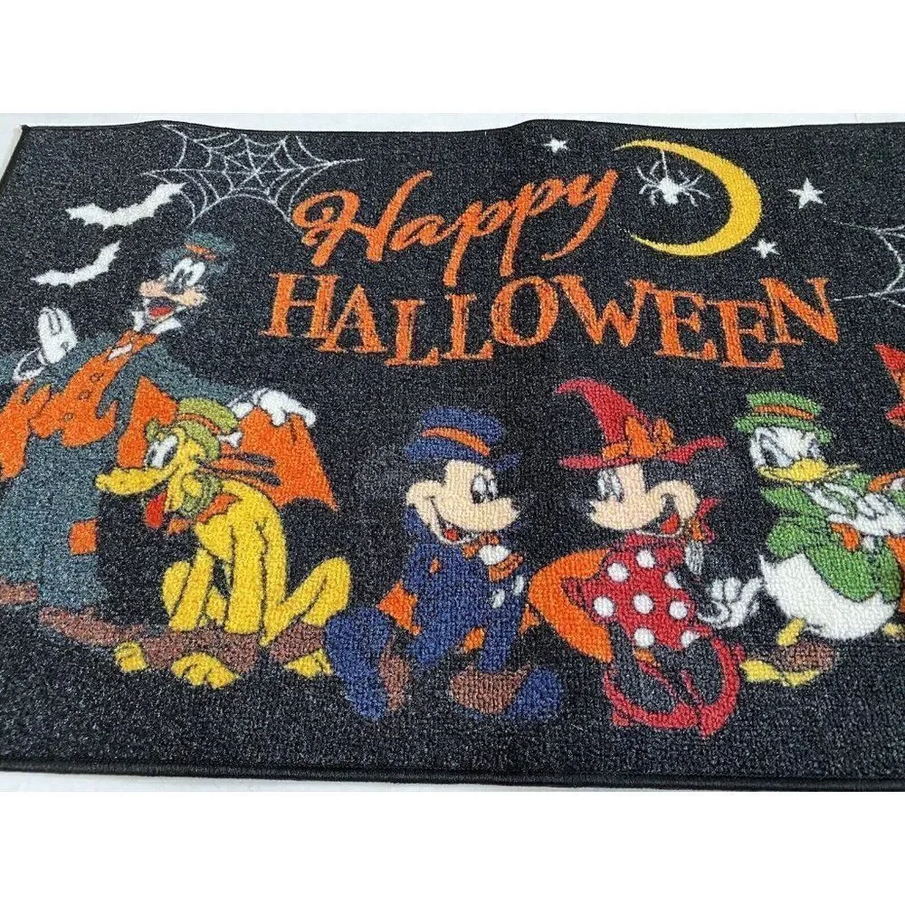 Disney Mickey Minnie Pluto Donald Daisy Goofy Halloween Accent Rug 20